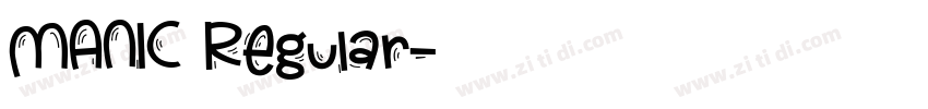 MANIC Regular字体转换